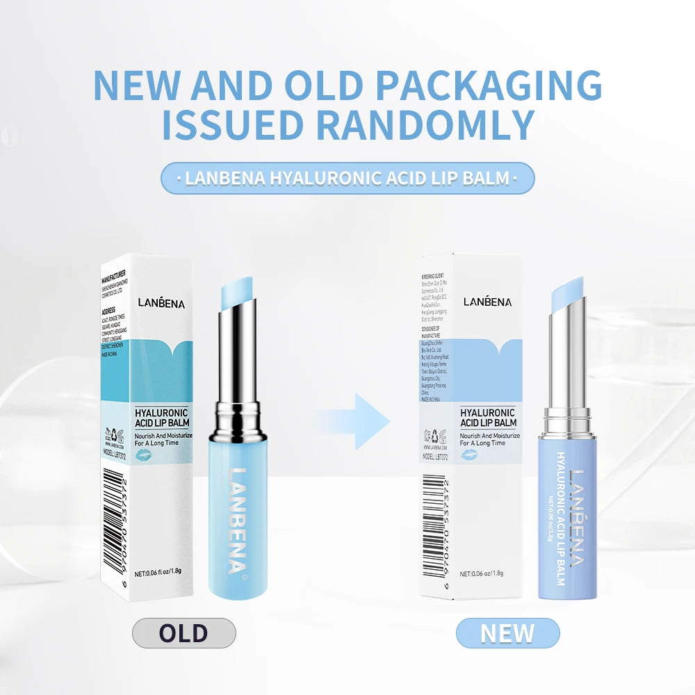 LANBENA Hyaluronic Acid Long-lasting Nourishing Lip Balm Lip Plumper Relieve Dryness Reduce Fine Lines Moisturizing Lip Care