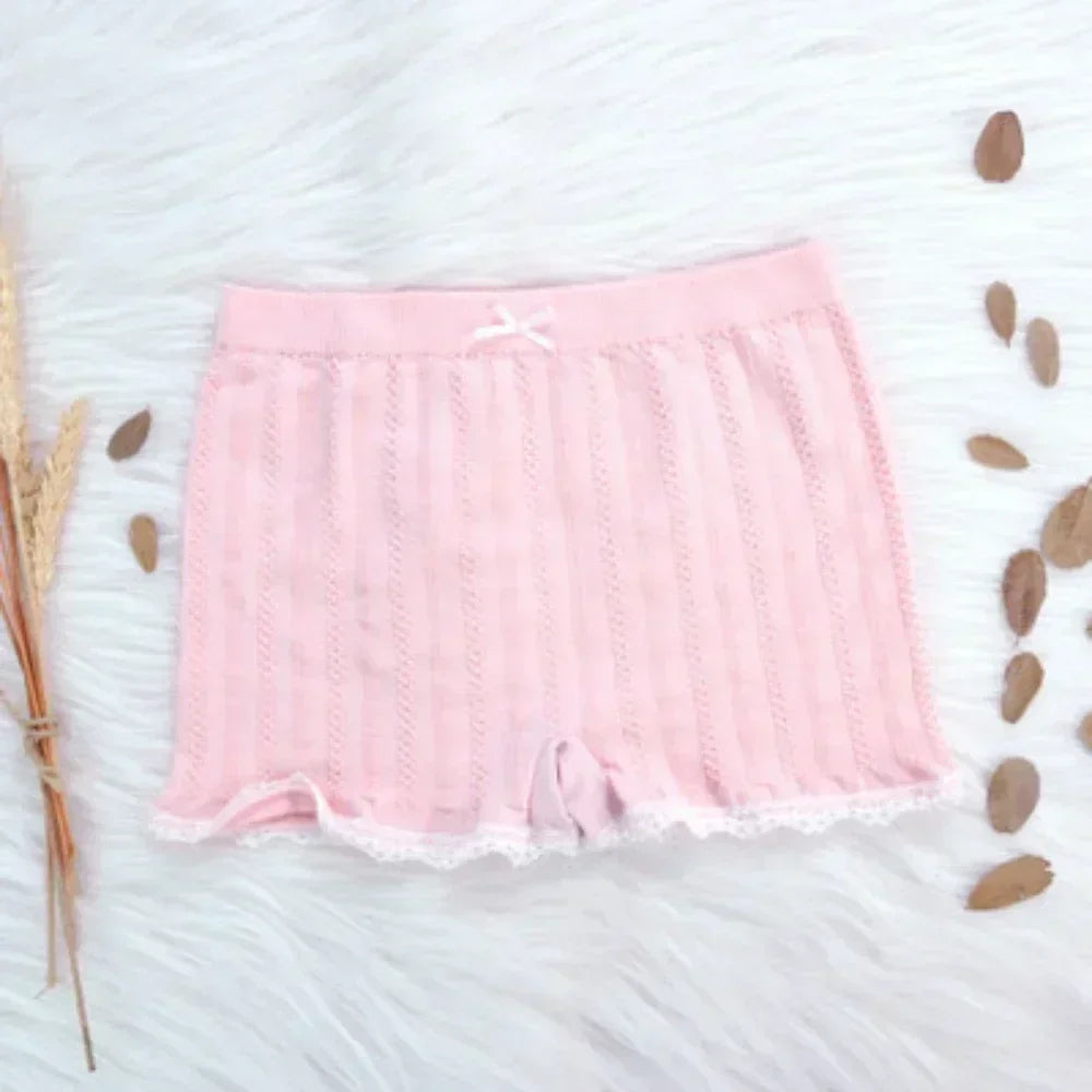 Lace Seamless Shorts Safety Short Pants Women High-stretch Boxer Briefs Sexy Short Women Dress Under Skirt Shorts Underwear Girl