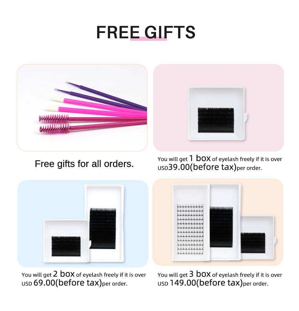 Aguud Mix Colors Glitter Fashion Shiny Colorful False Eyelash Extension Individual Faux Makeup Eye Lashes Party Makeup Supplies