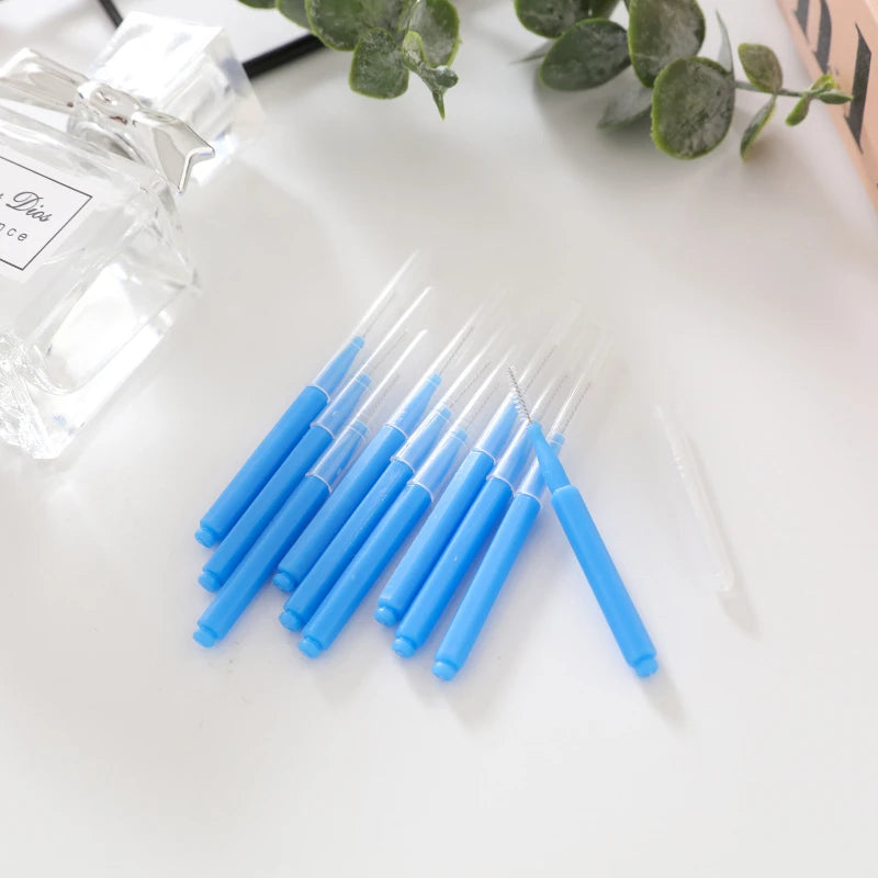 1/10/20Pcs Mini Eyebrow Brow Perm Brush Disposable Brow Lifting Brushes Bendable Micro Eyelash Brush Makeup Tools Applicators