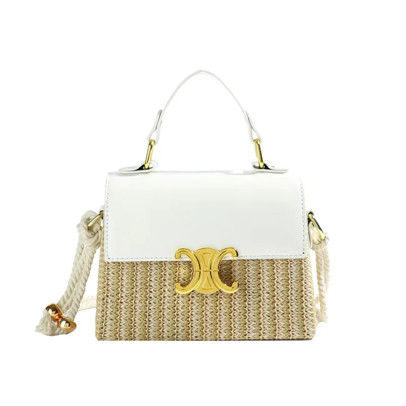 2025 High End Fashion Super Hot Niche Contrasting Color Bag Versatile Shoulder Messenger Bag with Great Texture and Portability