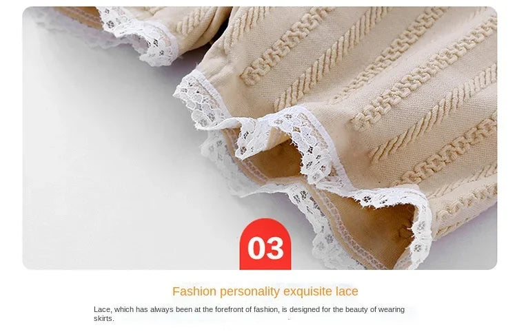 Lace Seamless Shorts Safety Short Pants Women High-stretch Boxer Briefs Sexy Short Women Dress Under Skirt Shorts Underwear Girl