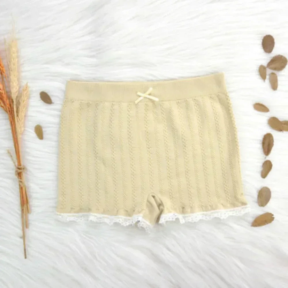 Lace Seamless Shorts Safety Short Pants Women High-stretch Boxer Briefs Sexy Short Women Dress Under Skirt Shorts Underwear Girl