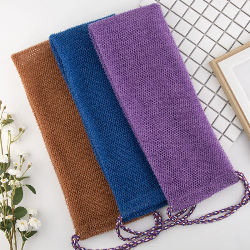 1Pcs African Net Sponge Exfoliating Body Net Scrubbing Wash Net Washcloth Bathing Sponge Net Shower Cleaning Tools