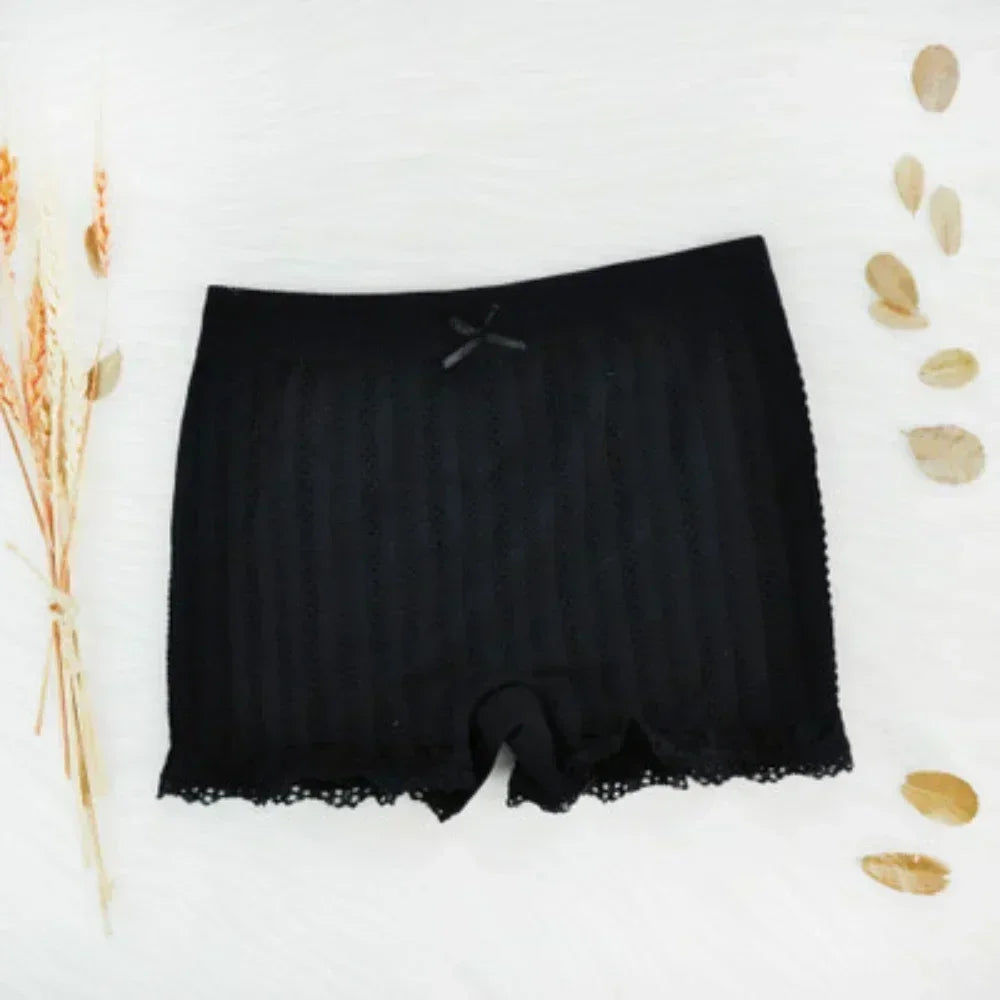 Lace Seamless Shorts Safety Short Pants Women High-stretch Boxer Briefs Sexy Short Women Dress Under Skirt Shorts Underwear Girl
