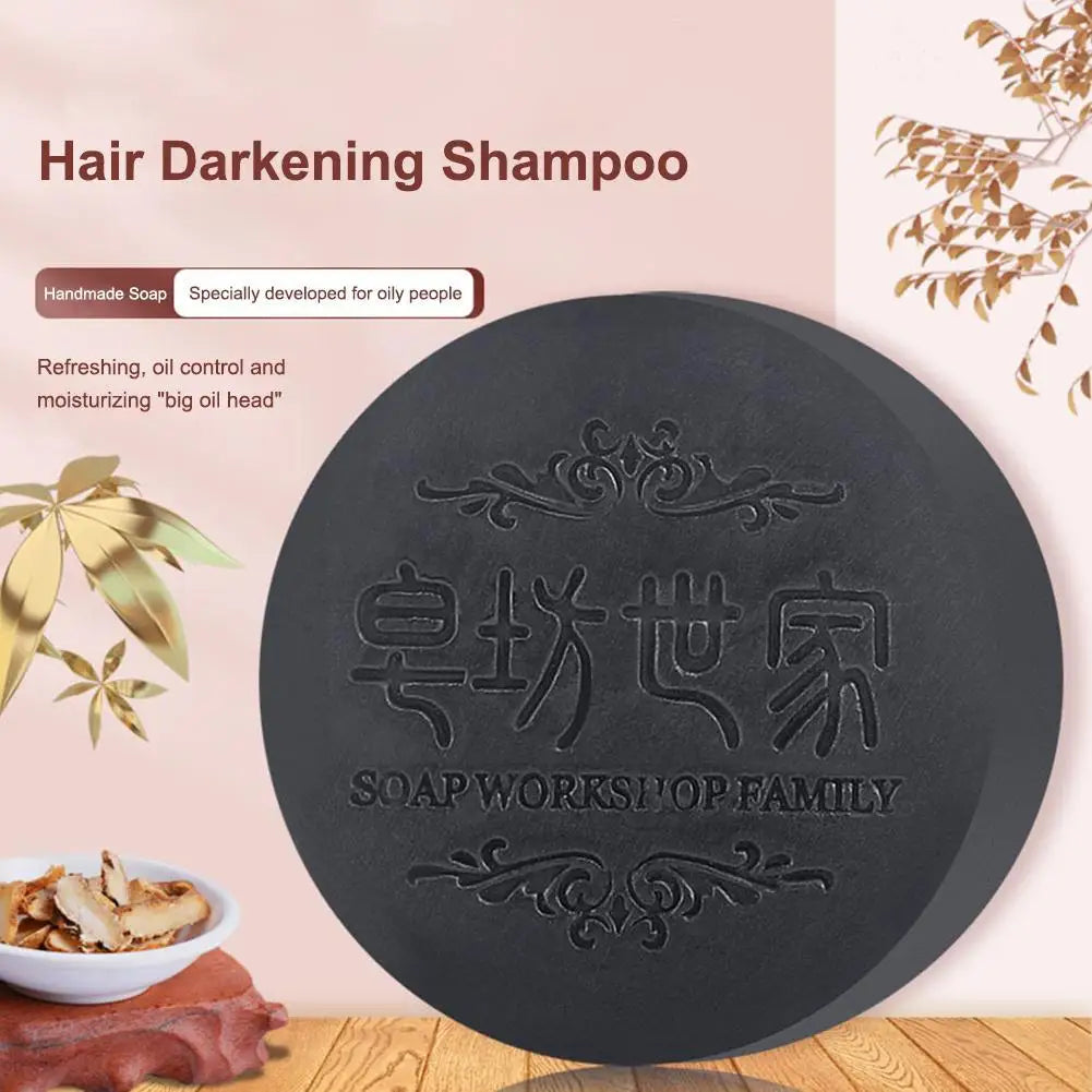 100g Natural Polygonum Multiflorum Hair Soap Polygonum Multiflorum Shampoo And Conditioner Bar