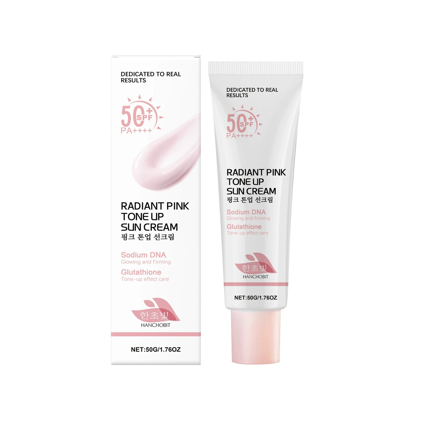 Hanchobit Body Sunscreen Cream Moisturizing Daily Prevent Sunburn Reduce Dryness Brightening Skin Tone Non-greasy Sunblock Cream