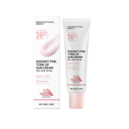 Hanchobit Body Sunscreen Cream Moisturizing Daily Prevent Sunburn Reduce Dryness Brightening Skin Tone Non-greasy Sunblock Cream