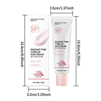 Hanchobit Body Sunscreen Cream Moisturizing Daily Prevent Sunburn Reduce Dryness Brightening Skin Tone Non-greasy Sunblock Cream