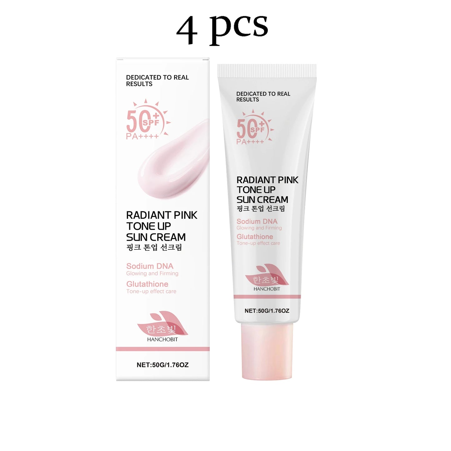 Hanchobit Body Sunscreen Cream Moisturizing Daily Prevent Sunburn Reduce Dryness Brightening Skin Tone Non-greasy Sunblock Cream
