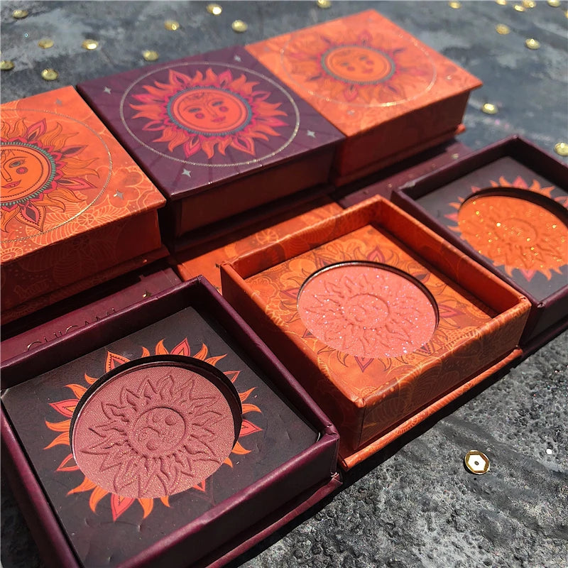 New Makeup Brand Bronzer Blush Palette Face Makeup Baked Cheek Color Blusher Professional paleta de blush