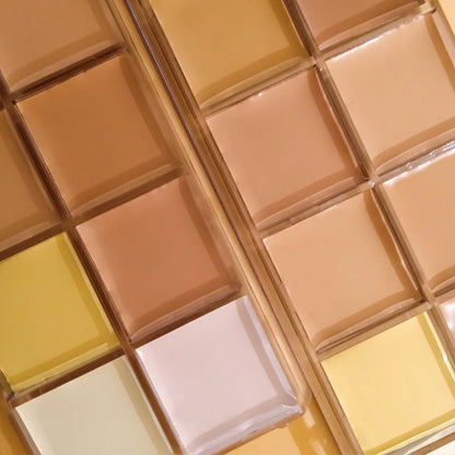 Long term sunscreen facial contour concealer, 24 hours full coverage, high viscosity concealer palette cosmetics, women's makeup