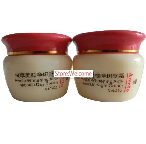 Whitening  Day Night Cream Set Melasma Dark Age Dark Spots Freckle Remover Skin Lightening Skin Care