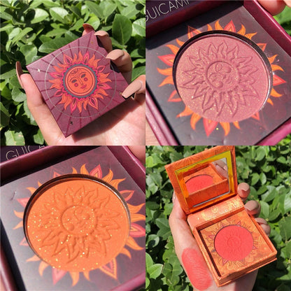 New Makeup Brand Bronzer Blush Palette Face Makeup Baked Cheek Color Blusher Professional paleta de blush