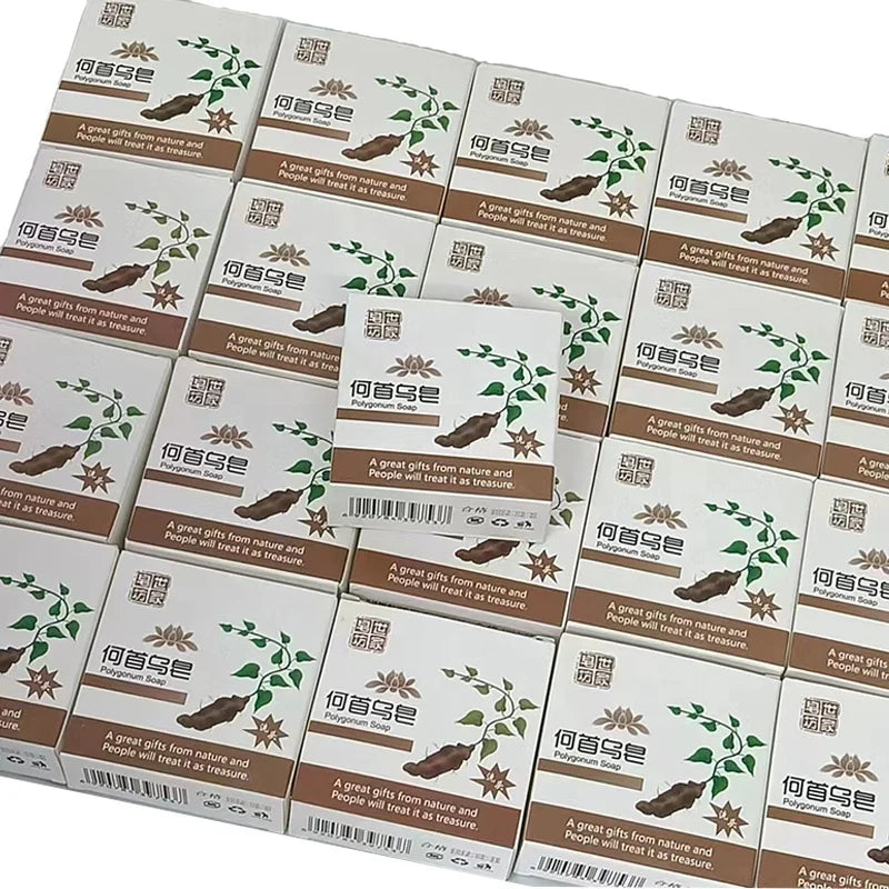 Moisturize Repair Hair/ Hair Growth /Prevent Lost/Anti-Dandruf Polygonum Multiflorum Hair Care Bath Supplies Handmade Soap