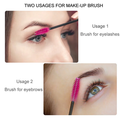 LTWEGO Disposable Eyelashes Brushes Eyelashes Extension Tools Eyebrow Brush Mascara Wands Applicator Spoolers Eyelashes Cosmetic