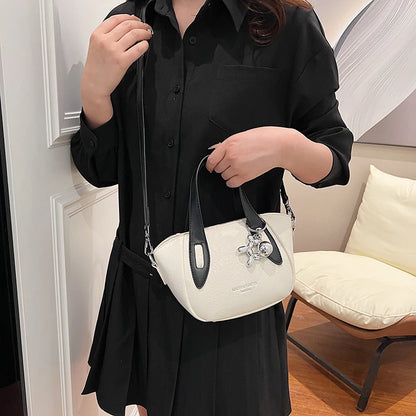 High end and niche solid color bag for women in 2024, new summer fashion crossbody bag, popular this year, portable bucket bag