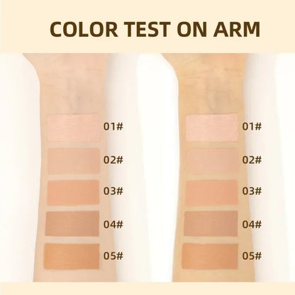 Liquid Foundation Cream for Face High Coverage Makeup Base Cream Oily Skin Type Lasting Waterproof Concealer Makeup Foundation