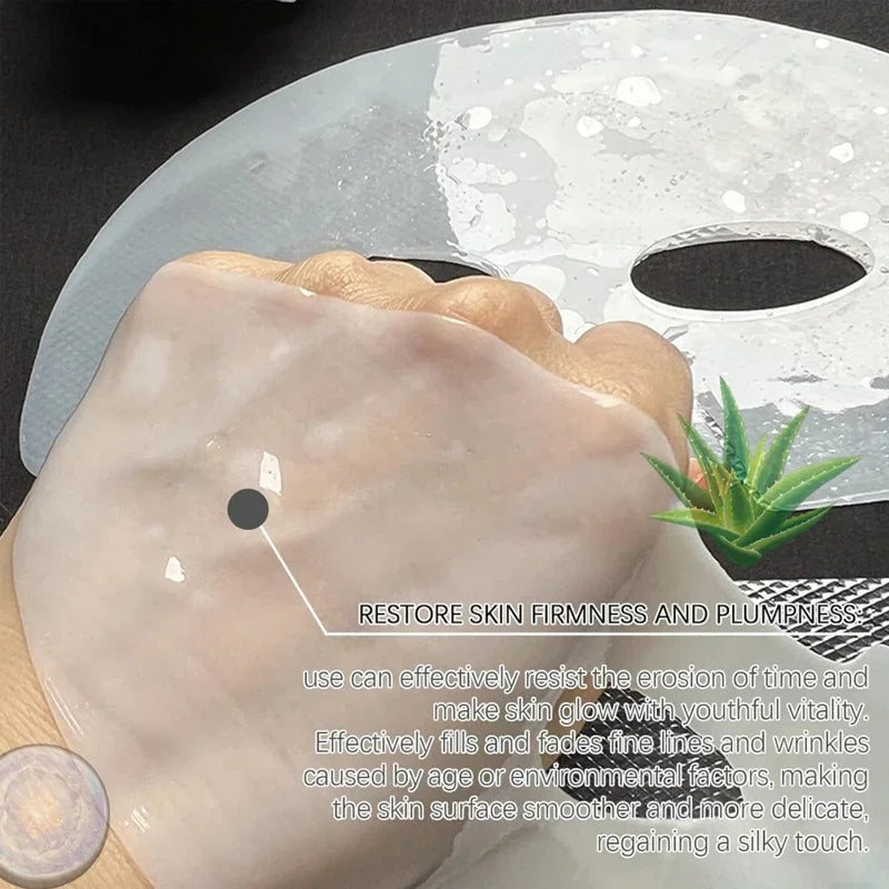 Bio-Collagen Face Mask Shrink Pore Deep Moisturizing Overnight Mask Anti-Wrinkle Hydrating Refreshing Brightening Face Skin Care