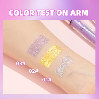 Sparkler Eyelash Cream Shine Broken Diamond Mascara Glitter Sparkling Snowflakes EyeLash Waterproof Mascara Eyelash Styling Tool