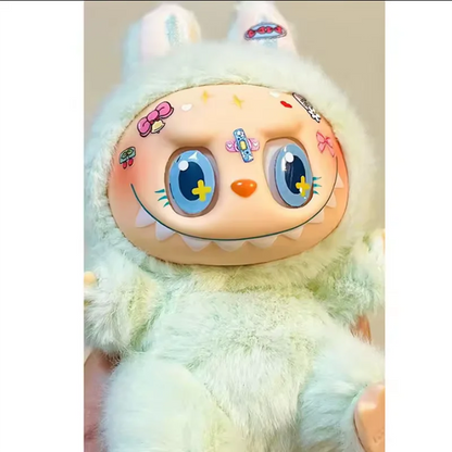 17cm Labubu Color Metal Bracelet Labubu Exquisite Eye Makeup Stickers Eyelash Stickers Vinyl Doll Diy Accessories