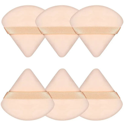 10PCS Puff Triangle Makeup Beauty Sponge Puff Triangle for Powder Makeup Blender Finger Puff Make Up Accessories Cosmetics PF03