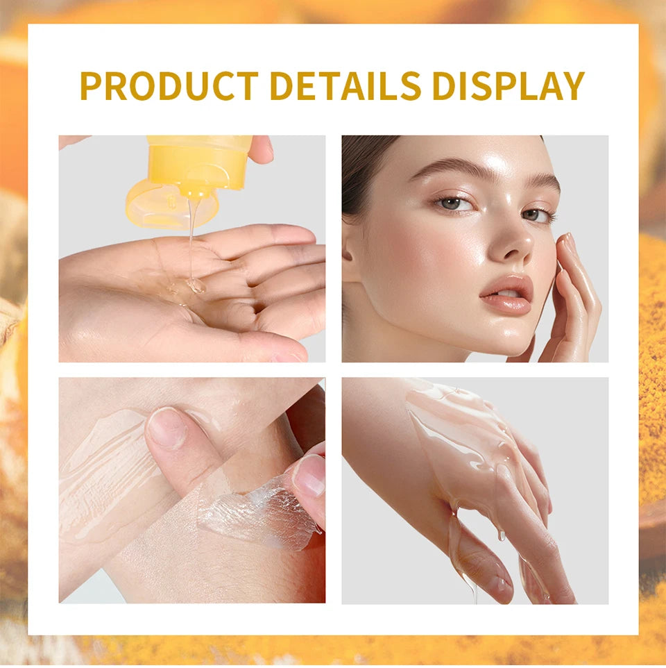 Lakerain Turmeric Collagen Peel-off Mask Gentle Hydrating Night Mask Deeply nourishes Firms Skin And Reduces Wrinkles Face Mask