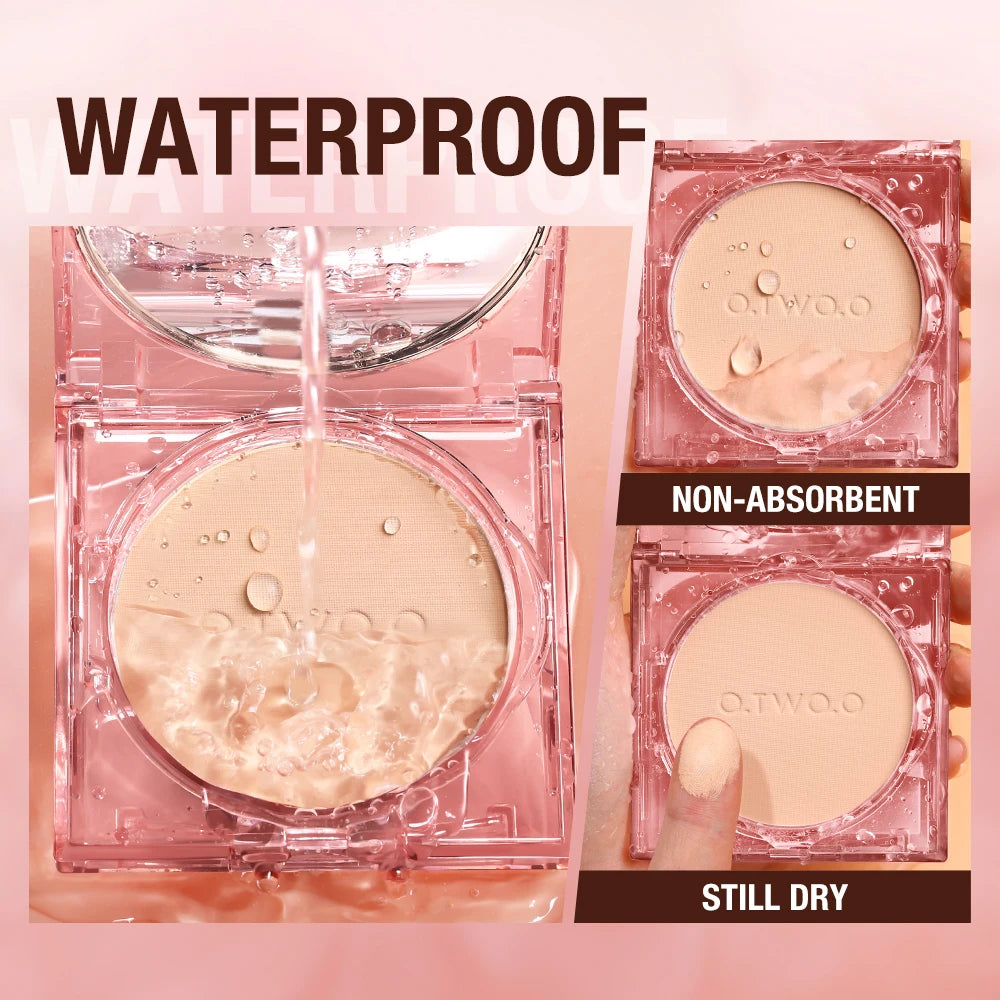 Wholesale O.TWO.O Face Powder 24 Hours Oil-control SPF 30 PA+++ Waterproof Matte Face Makeup Cosmetic Setting Compact Powder