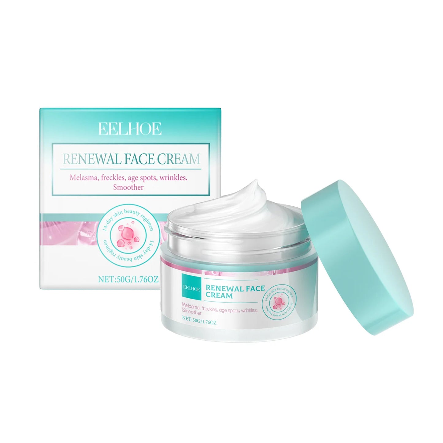 EELHOE Collagen Firming Facial Cream Rejuvenation Vitamin E for Skin Renewal Deep Nourish Smooth Skin Firming Tightening Cream