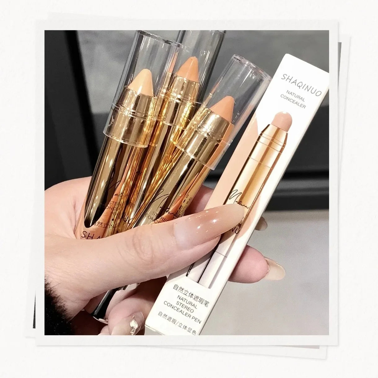 Concealer Cover Stick Crayon Full Cover Conceal Spot Blemish Cream Foundation Waterproof Facial Contouring Makeup Tool Cosmetics