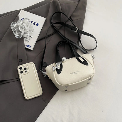 High end and niche solid color bag for women in 2024, new summer fashion crossbody bag, popular this year, portable bucket bag