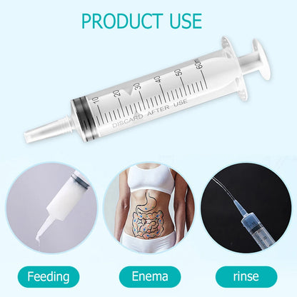 60/100/150 ML Reusable BBQ Meat Syringe Marinade Injector Nutrient Sterile Measuring Syringe For Poultry Pet Animal Feeding Tool