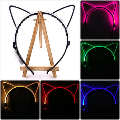 Trendy Light Up Glowing Baseball Hat LED Luminous Hip Hop Rap Cap DJ Dance NightClub Bar Party Props Neon Hiphop Hat Supplies