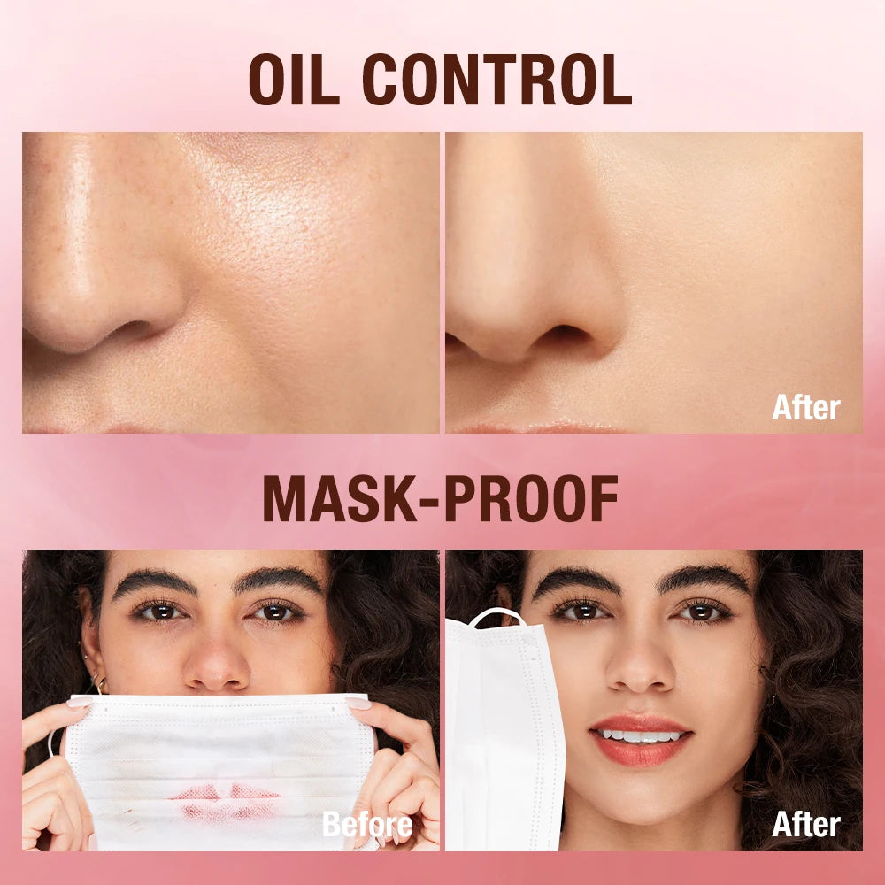 Wholesale O.TWO.O Face Powder 24 Hours Oil-control SPF 30 PA+++ Waterproof Matte Face Makeup Cosmetic Setting Compact Powder