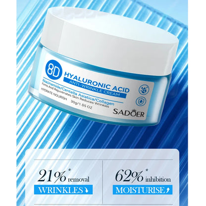 Hyaluronic Acid Face Cream Deeply Moisturizing Nourish Rejuvenates Skin Care Brighten Tender Hydrating Facial Collagen Cream