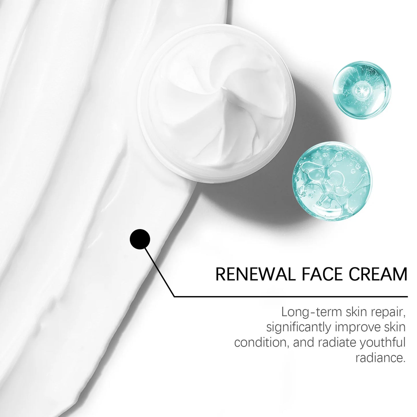 EELHOE Collagen Firming Facial Cream Rejuvenation Vitamin E for Skin Renewal Deep Nourish Smooth Skin Firming Tightening Cream