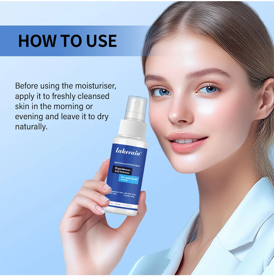 Hypochlorous Acid Facial Spray For daily facial rescue Versatile uses for every skin need Acne Calm Redness Eyelid lrritation