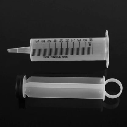 60ml/100ml/150ml Reusable Big Large Hydroponics Plastic Nutrient Sterile Health Measuring Syringe Tools Cat Feeding Accessories
