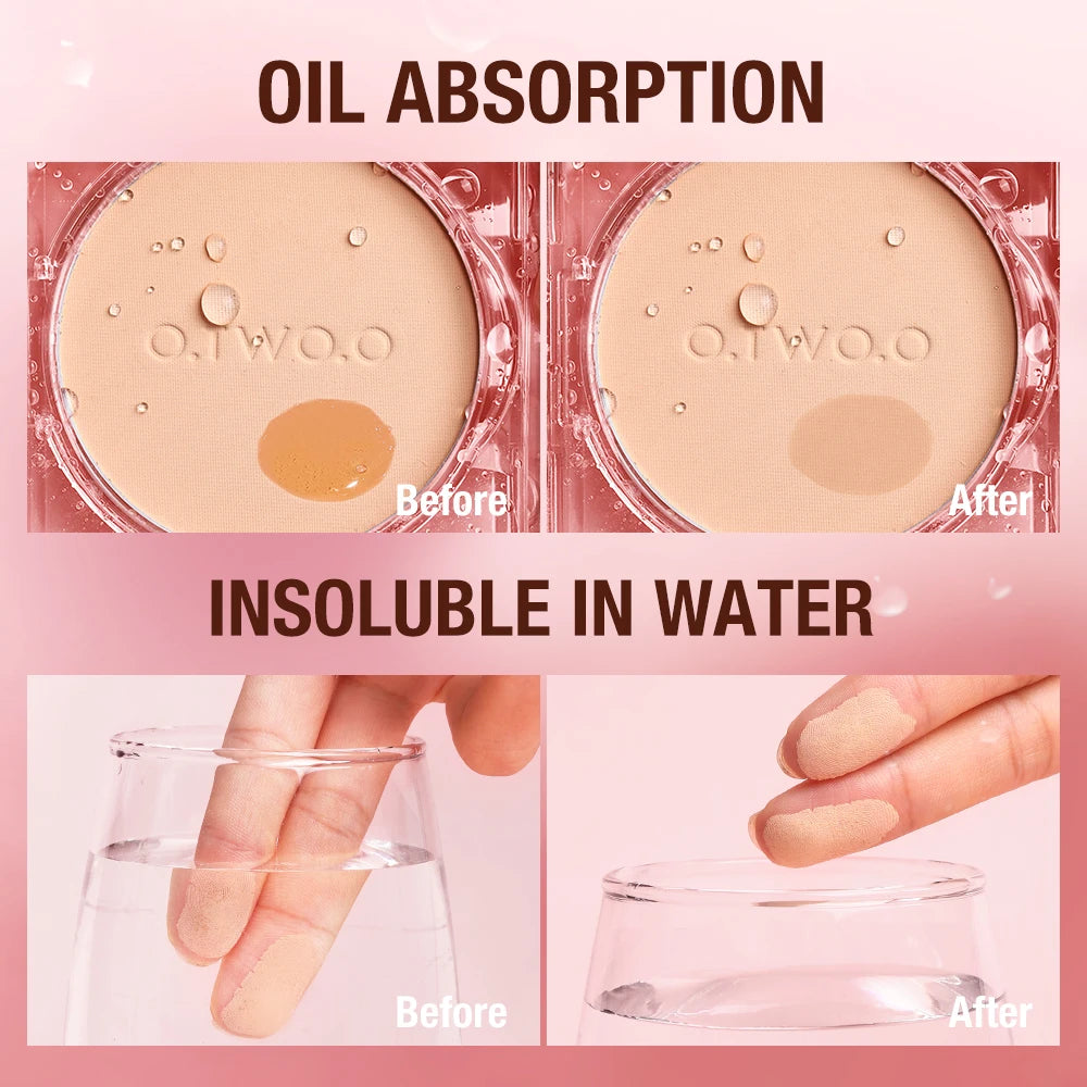 Wholesale O.TWO.O Face Powder 24 Hours Oil-control SPF 30 PA+++ Waterproof Matte Face Makeup Cosmetic Setting Compact Powder