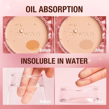 Wholesale O.TWO.O Face Powder 24 Hours Oil-control SPF 30 PA+++ Waterproof Matte Face Makeup Cosmetic Setting Compact Powder