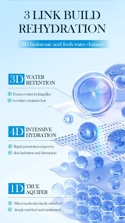 Hyaluronic Acid Face Cream Deeply Moisturizing Nourish Rejuvenates Skin Care Brighten Tender Hydrating Facial Collagen Cream
