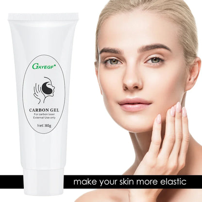 80g Facial Carbon Gel Skin Deep Cleansing Moisturizing Black Mask Pore Shrinking Oil Control Active Nano Toner Face Care Tool