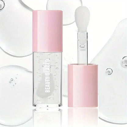 BEAUTY GLAZED Black Transparent Lip Gloss,Nourishing, Anti-aging, Brightening Lips, Lip Care Oil ﻿
