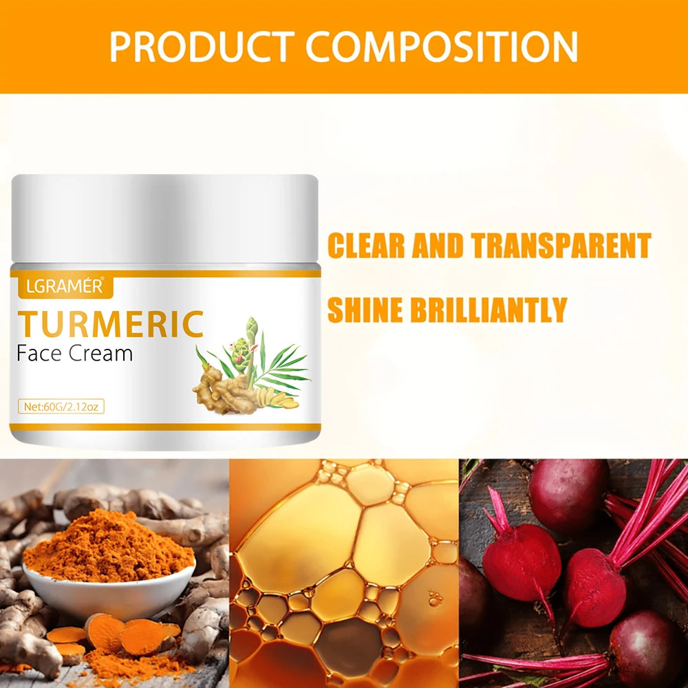Turmeric Moisturizer Whitening Face Turmeric day & night Cream For Dark Spot anti-wrinkle Acne pigmentation corrector skin care