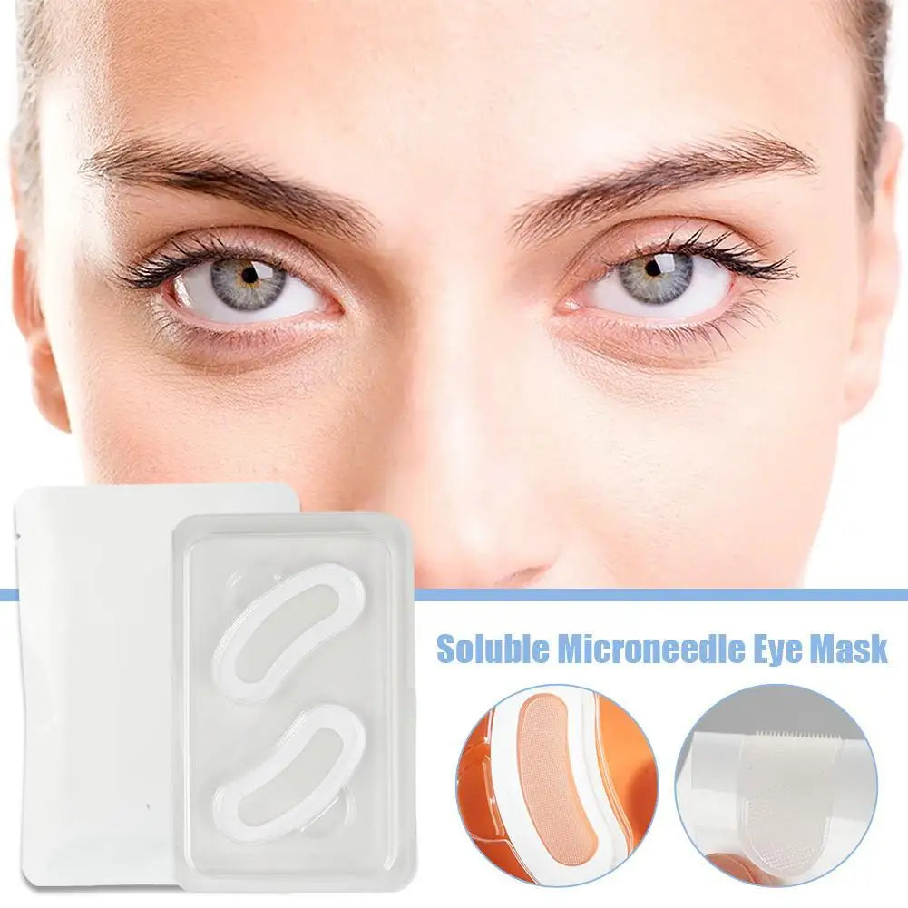 Eye Patches Hyaluronic Acid Micronedle Eye Pad Moisturize Cosmetics Eye Circle Mask Fine Face Removal Dark Lines Korean Wri V3J2