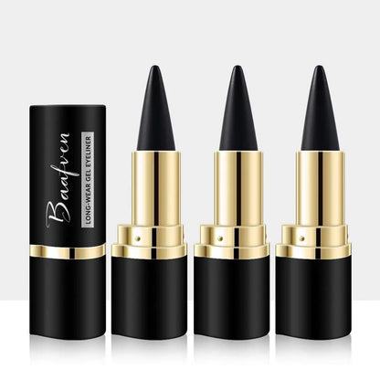 1PC Black Waterproof Eyeliner Cream Long-lasting Easy To Wear Eye Liner Gel Matte Quick Drying Eyeliner Pen Makeup Cosmetic