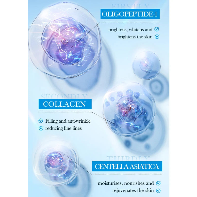 Hyaluronic Acid Face Cream Deeply Moisturizing Nourish Rejuvenates Skin Care Brighten Tender Hydrating Facial Collagen Cream
