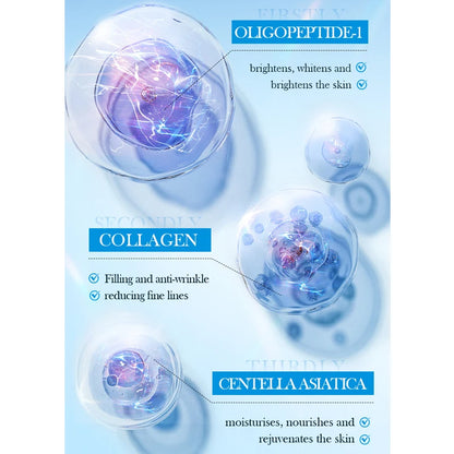 Hyaluronic Acid Face Cream Deeply Moisturizing Nourish Rejuvenates Skin Care Brighten Tender Hydrating Facial Collagen Cream