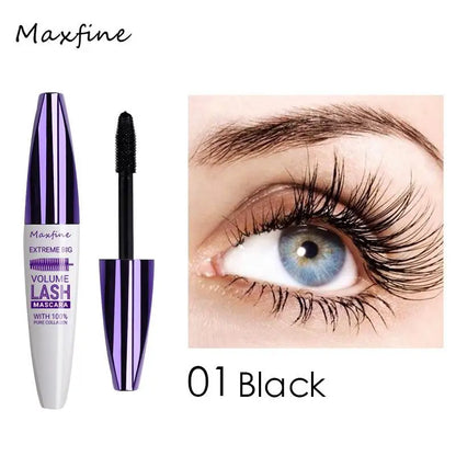 5d Three-dimensional Mascara Purple Blue White Multi-color Mascara Base Long-lasting Non-smudge Long-lasting Curling Shaping Mas