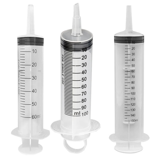 60/100/150 ML Reusable BBQ Meat Syringe Marinade Injector Nutrient Sterile Measuring Syringe For Poultry Pet Animal Feeding Tool